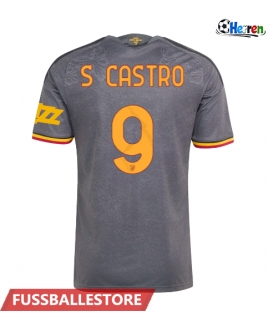 Günstige AS Roma Santiago Castro #9 3rd trikot 2026-27 Kurzarm